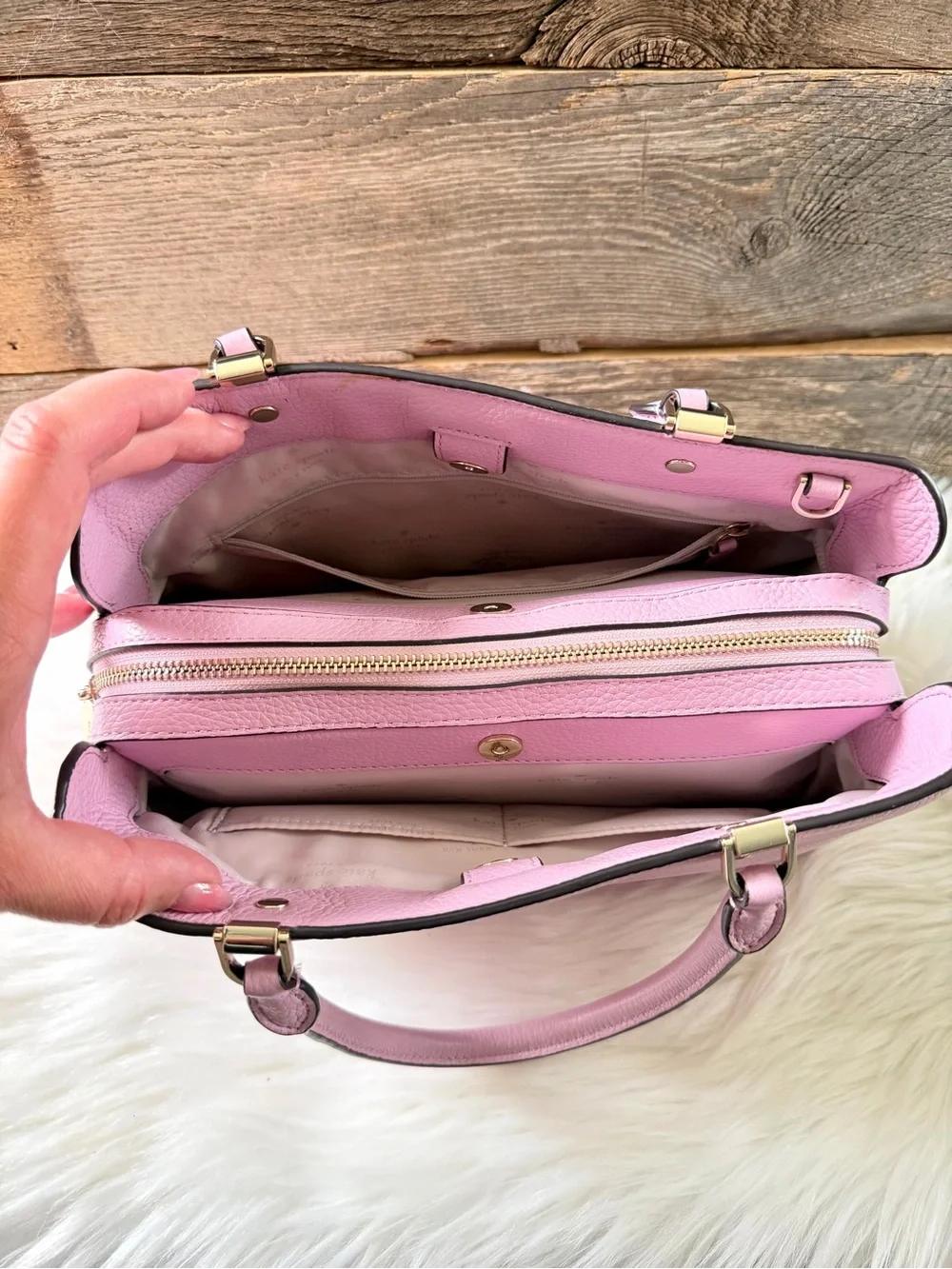 KATE SPADE | Leila Medium Triple Compartment Satchel & Continental Wallet